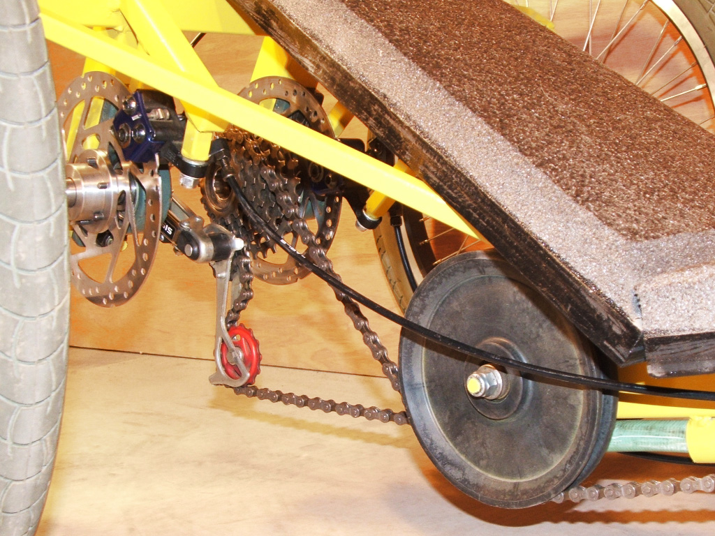 StreetFighter QuadCycle - chain guide pulley
